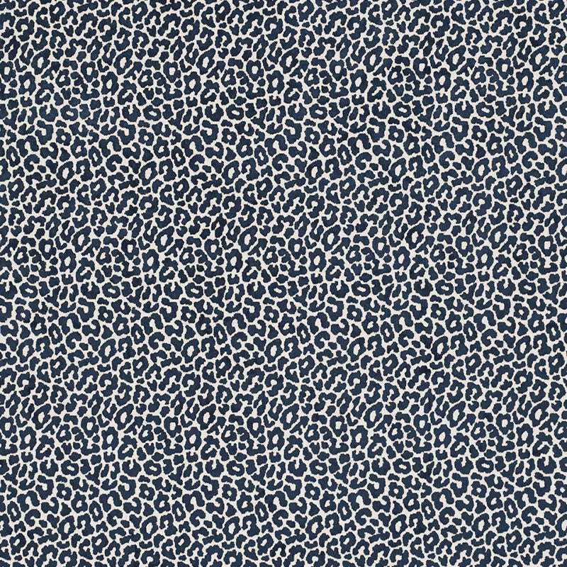 SCHUMACHER MADELEINE VELVET FABRIC / MIDNIGHT