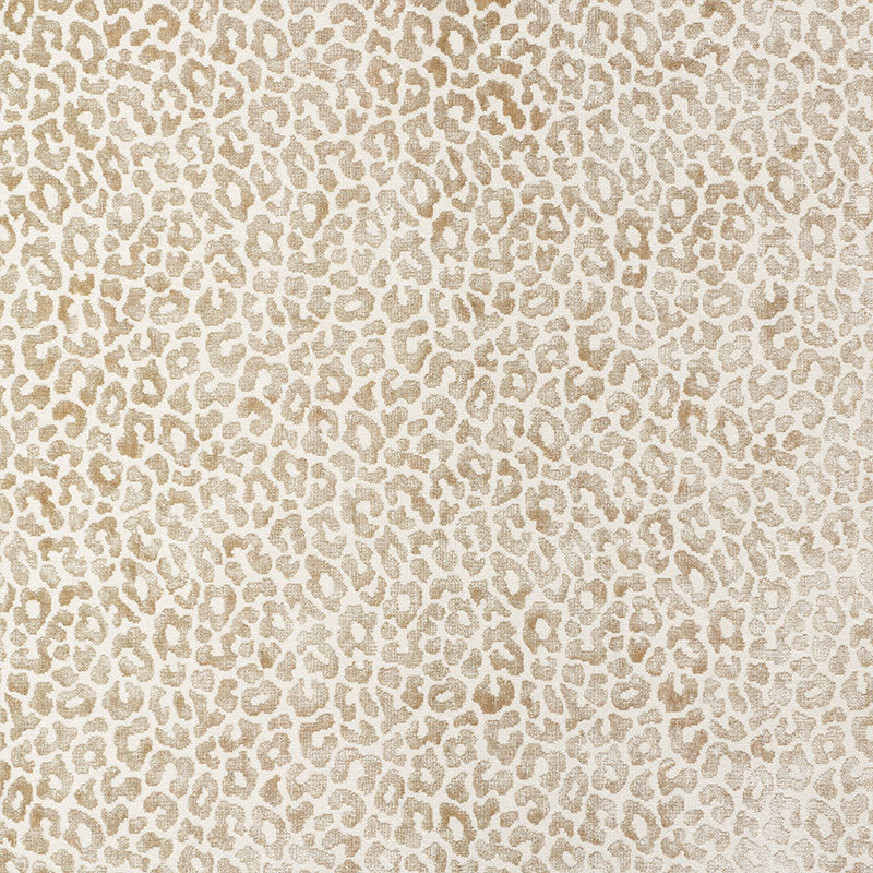 SCHUMACHER MADELEINE VELVET FABRIC / NATURAL