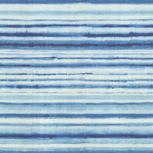 Load image into Gallery viewer, Schumacher Habotai Stripe Wallpaper 6886 / Indigo