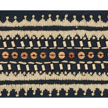 Load image into Gallery viewer, Schumacher Tonga Tape Trim 69290 / Lava Black