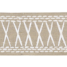 Load image into Gallery viewer, Schumacher Tikki Tape Trim 69303 / Sea Oyster