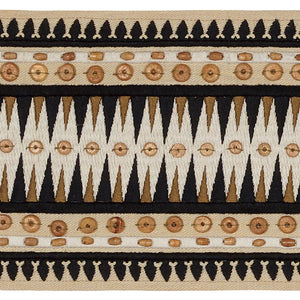 Schumacher Tahiti Tape Trim 69310 / Lava Black