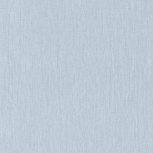 SCHUMACHER LANGE GLAZED LINEN FABRIC / SKY