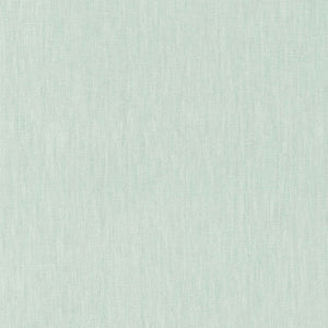 SCHUMACHER LANGE GLAZED LINEN FABRIC / AQUAMARINE