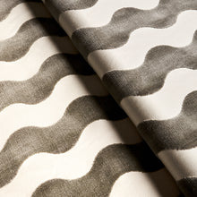 Load image into Gallery viewer, SCHUMACHER THE WAVE VELVET FABRIC 69425 / GREY