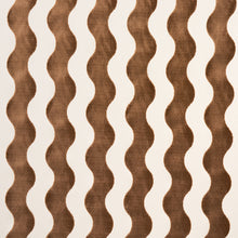 Load image into Gallery viewer, SCHUMACHER THE WAVE VELVET FABRIC 69426 / CAMEL