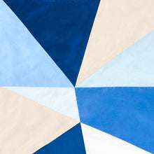 Load image into Gallery viewer, SCHUMACHER CUBIST SILK COTTON FABRIC 69454 / BLUE