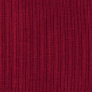 SCHUMACHER ANTIQUE STRIE VELVET FABRIC / CLARET
