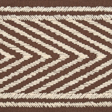 Load image into Gallery viewer, Schumacher Nicholson Tape Trim 69968 / Brown