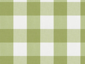 Indoor Outdoor Water & Stain Resistant Heavy Duty Brown Yellow Lime Green Charcoal Buffalo Check Plaid Upholstery Drapery Fabric