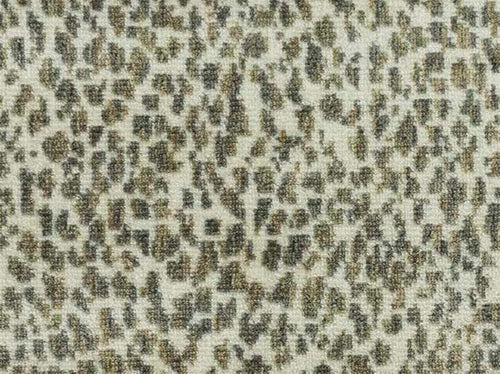 Kendall Wilkinson Soukii Charcoal Grey Beige Animal Pattern Velvet Upholstery Fabric