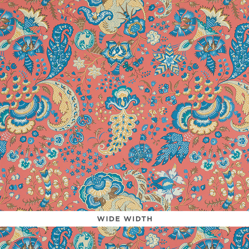 Schumacher Majorelle Wallpaper 5011351 / Red