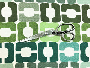 Indoor Outdoor Water & Stain Resistant Olive Lime Emerald Green Geometric Abstract Upholstery Drapery Fabric
