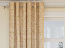 Load image into Gallery viewer, Heavy Duty Mustard Gold Cream Ikat Medallion Upholstery Fabric
