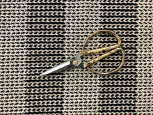 Load image into Gallery viewer, Designer Water &amp; Stain Resistant Woven Grey Taupe Black Chenille Upholstery Fabric