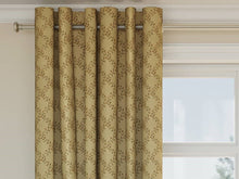 Load image into Gallery viewer, Heavy Duty Leaf Brocade Green Beige Gold Brown Upholstery Drapery Fabric