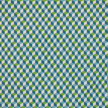 Load image into Gallery viewer, 2 Colors Escher Geometric Drapery fabric Gray Yellow Green / FT13