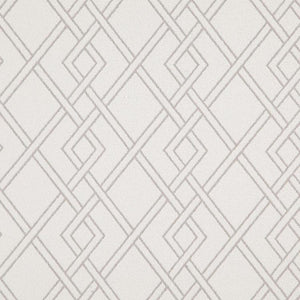 Alton Geometric Upholstery Fabric / Ivory