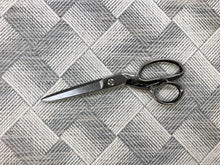 Load image into Gallery viewer, Remnant 1.75 Yds Schumacher Ashberg Moonstone Water &amp; Stain Resistant Woven Grey Beige Geometric Abstract Upholstery Drapery Fabric