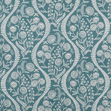 Load image into Gallery viewer, Lee Jofa Floriblanca Fabric / Blue