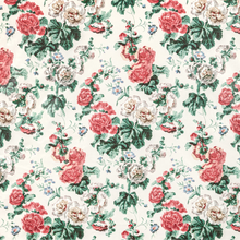 Load image into Gallery viewer, Lee Jofa Upton Cotton Fabric / Ivory/Pink