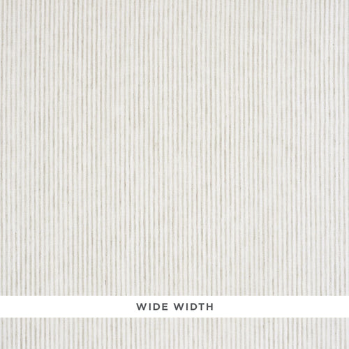 SCHUMACHER TORI STRIPE FABRIC 70060 / LINEN