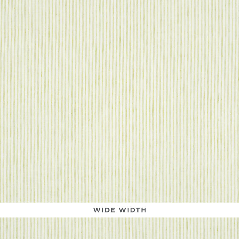 SCHUMACHER TORI STRIPE FABRIC 70063 / LEAF