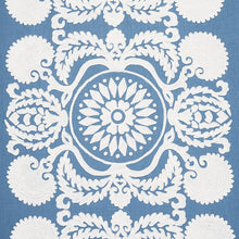 Load image into Gallery viewer, SCHUMACHER CASTANET EMBROIDERY FABRIC 70262 / CHAMBRAY