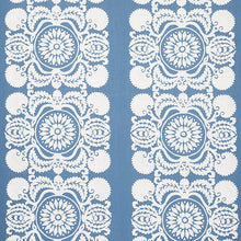 Load image into Gallery viewer, SCHUMACHER CASTANET EMBROIDERY FABRIC 70262 / CHAMBRAY