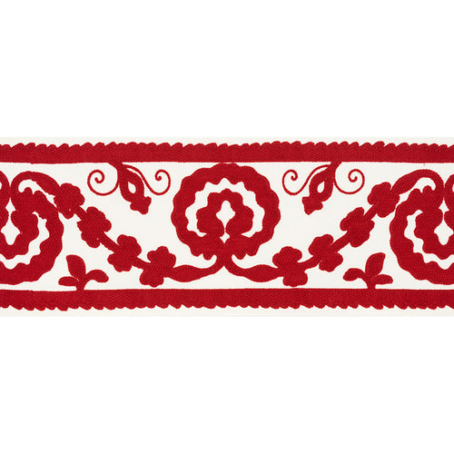 Schumacher Ashbury Tape Trim 70593 / Red