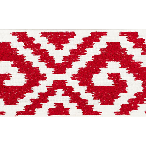 Schumacher Fillmore Tape Trim 70605 / Red