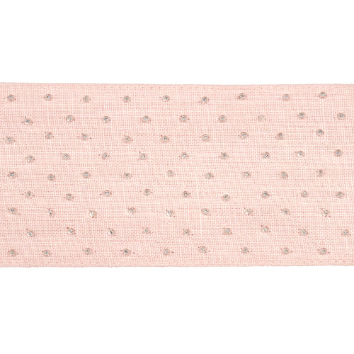 Schumacher Northern Lights Beaded Tape Trim 70624 / Blush