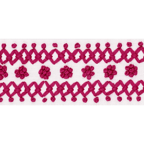 Schumacher Sunnyvale Tape Trim 70634 / Pink