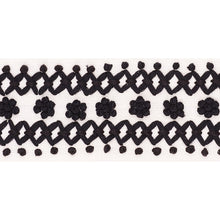 Load image into Gallery viewer, Schumacher Sunnyvale Tape Trim 70639 / Black