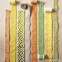 Load image into Gallery viewer, Schumacher Talitha Tape Trim 70643 / Sky