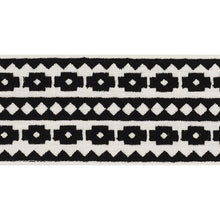 Load image into Gallery viewer, Schumacher Talitha Tape Trim 70642 / Black