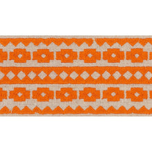 Load image into Gallery viewer, Schumacher Talitha Tape Trim 70647 / Orange On Natural