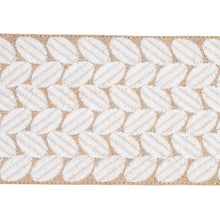 Load image into Gallery viewer, Schumacher Berkeley Tape Trim 70658 / Ivory On Natural