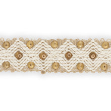 Load image into Gallery viewer, Schumacher Colbert Tape Trim 70670 / Natural