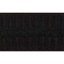 Load image into Gallery viewer, Schumacher Castille Tape Trim 70741 / Black