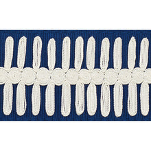 Load image into Gallery viewer, Schumacher Castille Tape Trim 70743 / Navy