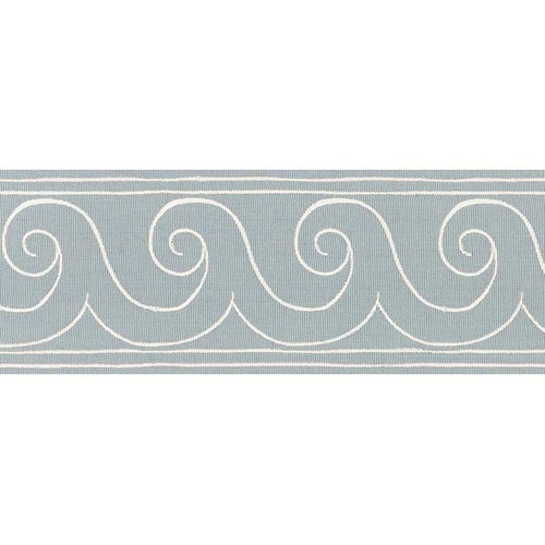Schumacher Greek Waves Trim 70751 / Sky