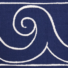 Load image into Gallery viewer, Schumacher Greek Waves Trim 70753 / White On Navy