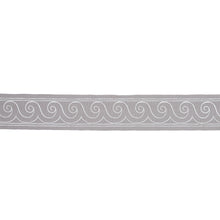 Load image into Gallery viewer, Schumacher Greek Waves Trim 70754 / White On Grey