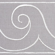Load image into Gallery viewer, Schumacher Greek Waves Trim 70754 / White On Grey