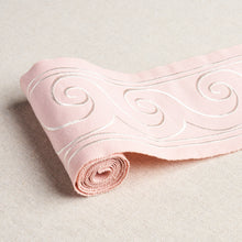 Load image into Gallery viewer, Schumacher Greek Waves Trim 70755 / White On Blush