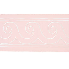 Load image into Gallery viewer, Schumacher Greek Waves Trim 70755 / White On Blush