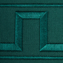 Load image into Gallery viewer, Schumacher Greek Key Embroidered Tape Trim 70804 / Emerald
