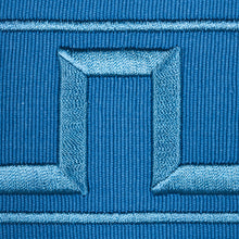 Load image into Gallery viewer, Schumacher Greek Key Embroidered Tape Trim 70806 / Teal