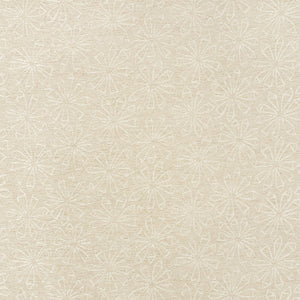 SCHUMACHER FLOWER CHENILLE FABRIC 70860 / MOONSTONE